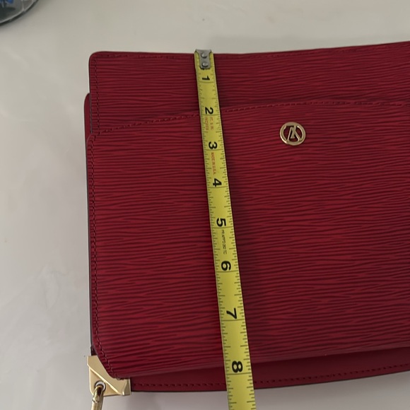 Louis Vuitton Red Epi Crossbody Bag authentic - Picture 14 of 16